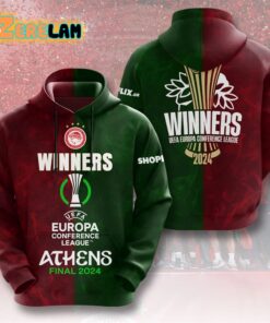 Olympiacos Winners Europa Conference League Athens Final 2024 Shirt