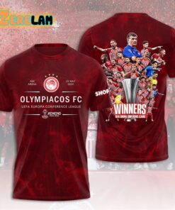 Olympiaocs Winners Europa Conference League Shirt 1