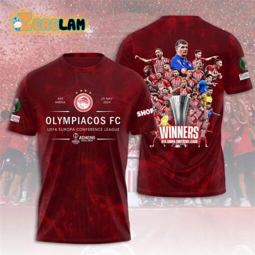 Olympiacos Winners Europa Conference League Shirt