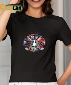 Panthers vs Oilers 2024 Stanley Cup Final Dueling Shirt 2 1