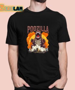 Poozilla Explosive Monstrous Diarrhea Poop Meme Shirt