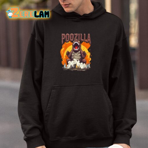 Poozilla Explosive Monstrous Diarrhea Poop Meme Shirt