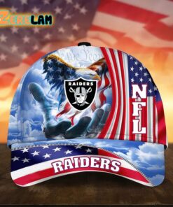 Raiders Premium American Flag Hat