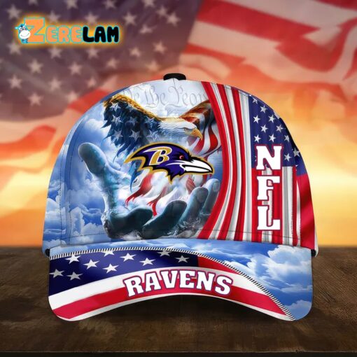 Ravens Premium American Flag Classic Cap