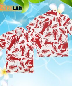 Lobster Short Sleeve Hawaiian Shirt