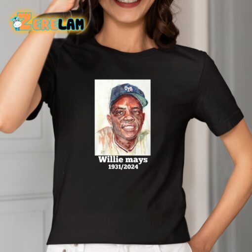 Rest in Peace Willie Mays 1931 2024 Shirt