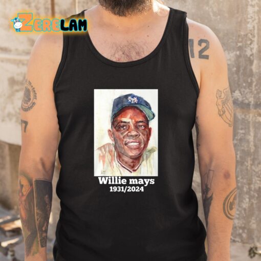 Rest in Peace Willie Mays 1931 2024 Shirt