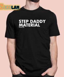 Shannon Sharpe Wearing Step Daddy Material Shirt