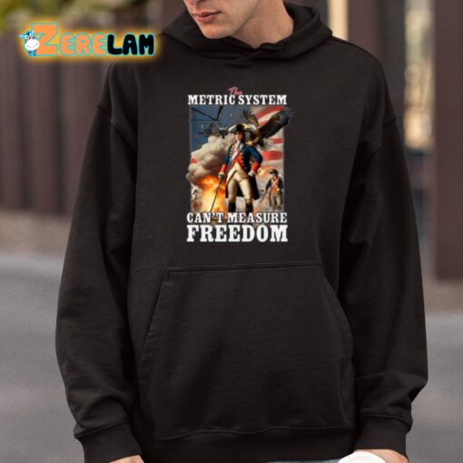 Shitheadsteve The Metric System Can’t Measure Freedom Eagle Usa Flag Shirt