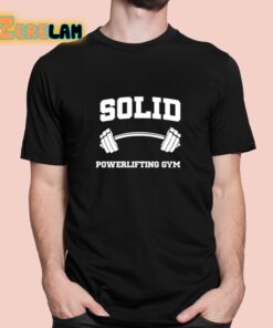 Solid Powerlifting Gym Shirt 1 1