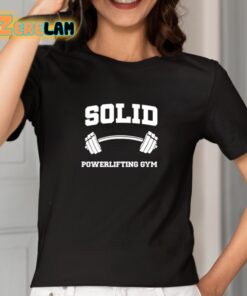 Solid Powerlifting Gym Shirt 2 1