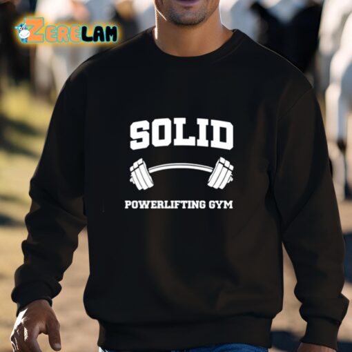 Solid Powerlifting Gym Shirt