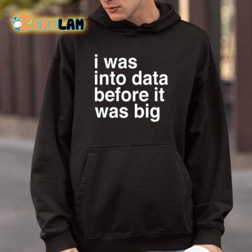 Sophie From Romania I Was Into Data Before It Was Big Shirt