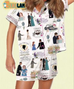 Spill The Tea Lady Whistledowns Pajama Set 1