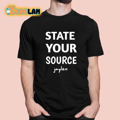 State Your Source Jaylen Brown Shirt