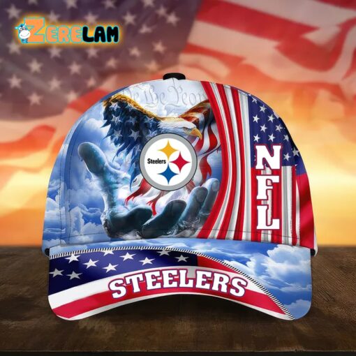 Steelers Premium American Flag Hat