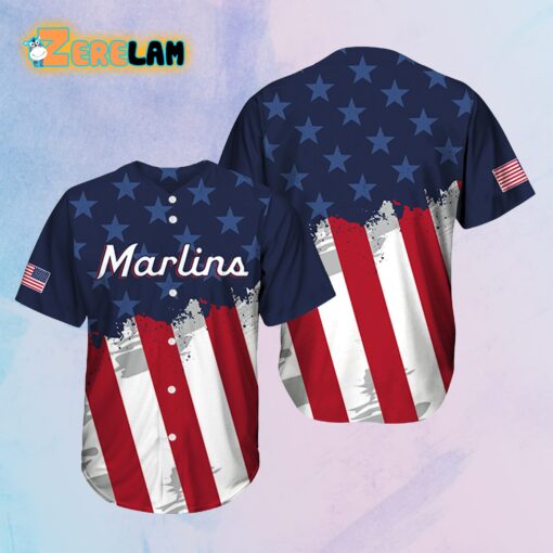 Team USA Day Marlins Jersey 2024 Giveaway
