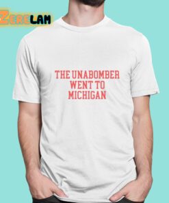 Ted Glover The Unabomber Went To Michigan Shirt