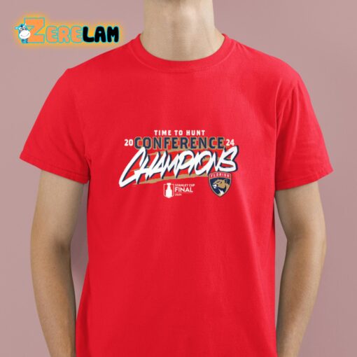 Time To Hunt 2024 Conference Champions Panthers Shirt