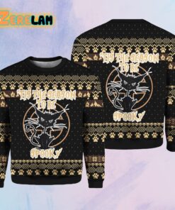 Tis The Season To Be Spooky Ugly Christmas Sweater