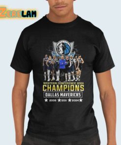 Western Conference 2024 Champions Mavericks 2006 2011 2024 Shirt 21 1
