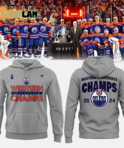 Western Conference Champs 2024 Oilers Hoodie