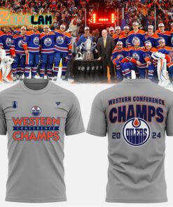 Western Conference Champs 2024 Oilers Hoodie 2