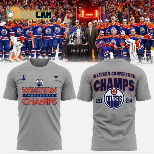 Western Conference Champs 2024 Oilers Hoodie