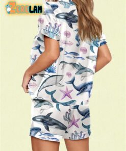 Whales Ocean Conservation Themed Pajama Set 2