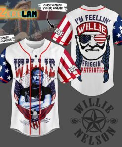 Willie I’m Feellin Friggin Patriotic Custom Jersey