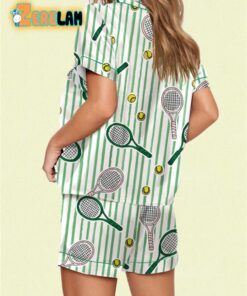 Wimbledon Tennis Satin Pajama Set 2
