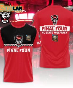 Wolfpack 2024 Men’s Phoenix AZ Final Four Shirt
