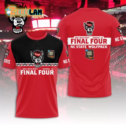 Wolfpack 2024 Men’s Phoenix AZ Final Four Shirt