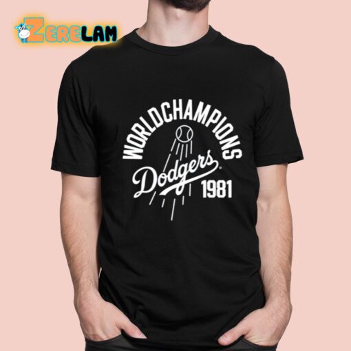 World Champions Dodgers 1981 Shirt