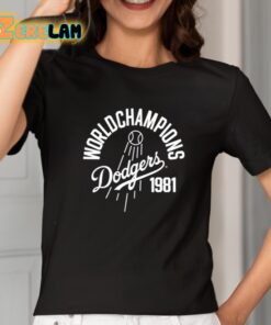 World Champions Dodgers 1981 Shirt 2 1