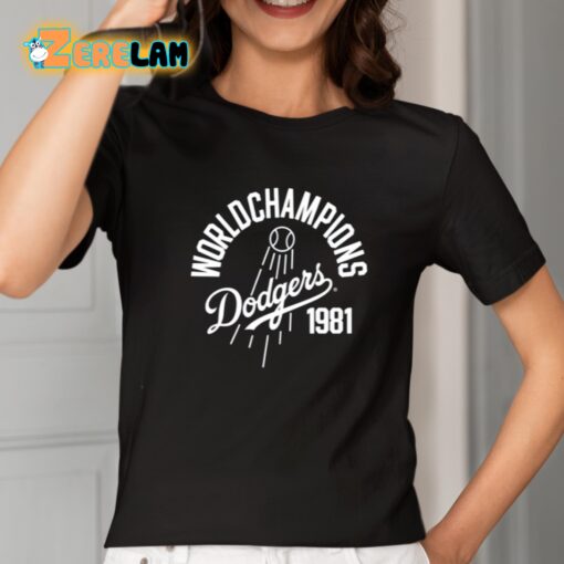 World Champions Dodgers 1981 Shirt